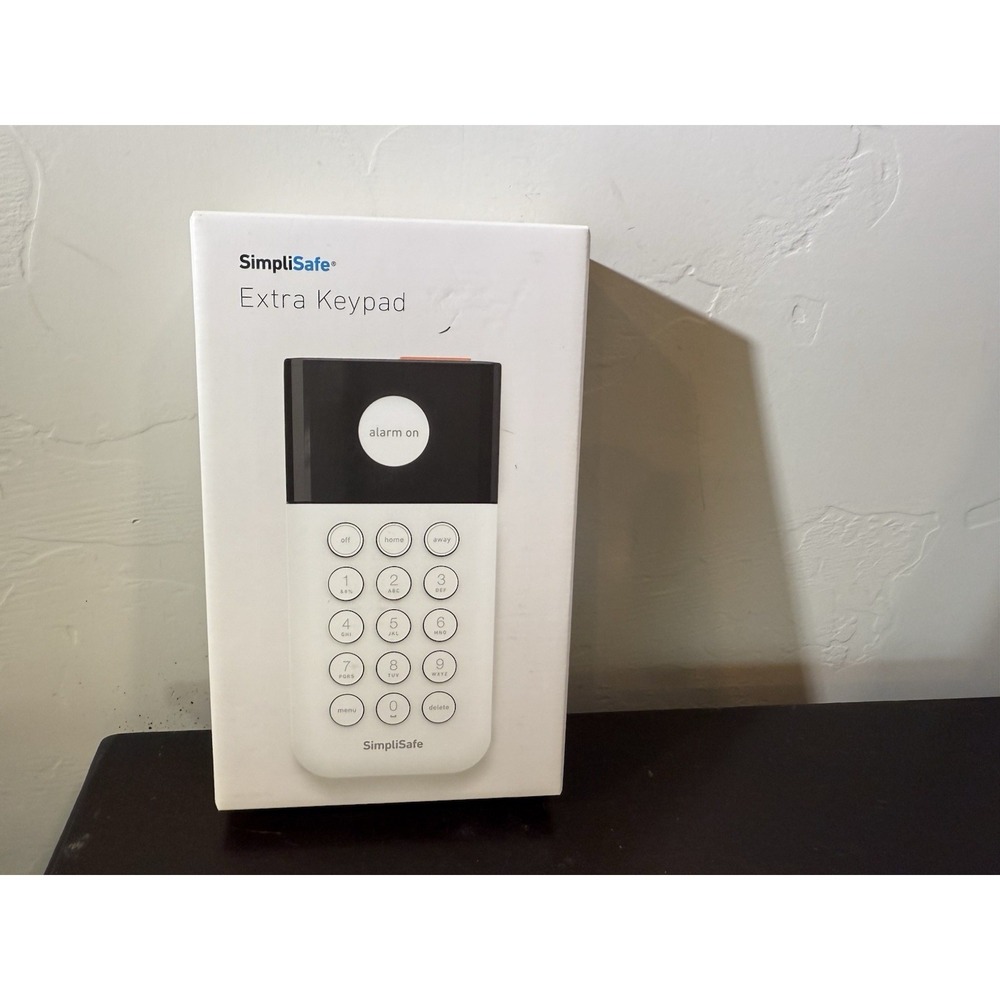 SimpliSafe SSKP3‎ Home Security System Wireless Keypad Remote White GENUINE w1